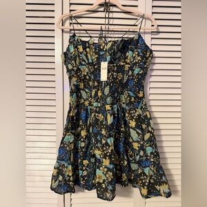 anthropologie black dress with flowers Keepsake - Anthropologie